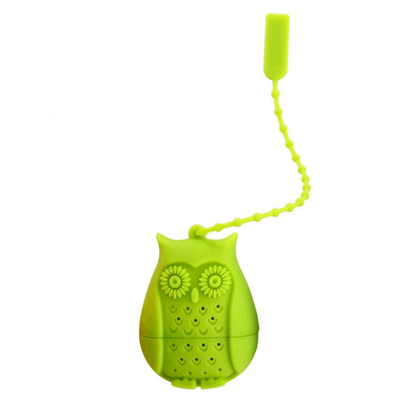 Whoo's Ready for Tea? Owl Silicone Tea Filter and Infuser