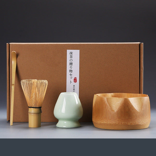 Artcome 12Pcs Japanese Matcha Tea Set, Matcha Bowl, Bamboo Whisk, Whisk  Holder, Bamboo Brush and Bamboo Screen Handmade Matcha Ceremony Kit For
