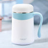 Sip in Style with Our 350ml Travel Mug with Handle and Tea Infuser!